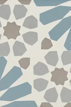 carrelage imitation ciment 20x20 cm ETNIC B light blue Expédié Aujourd'hui